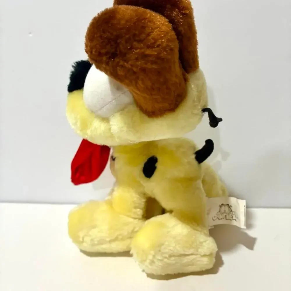 VINTAGE GARFIELD ODIE DOG PLUSH STUFFED ANIMAL PAWS TOY